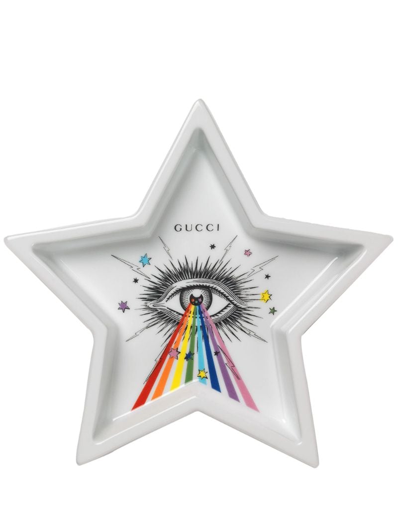 Gucci - Star Eye logo tray - men - Porcelain - One Size - White