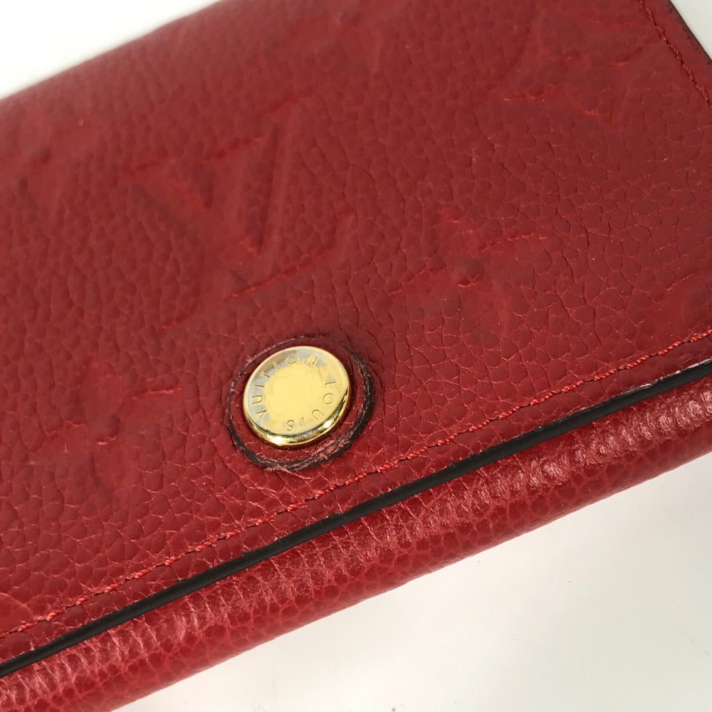 Louis Vuitton M58457 Ann Platt Ann Platt Monogram Leather Red Wallet Case