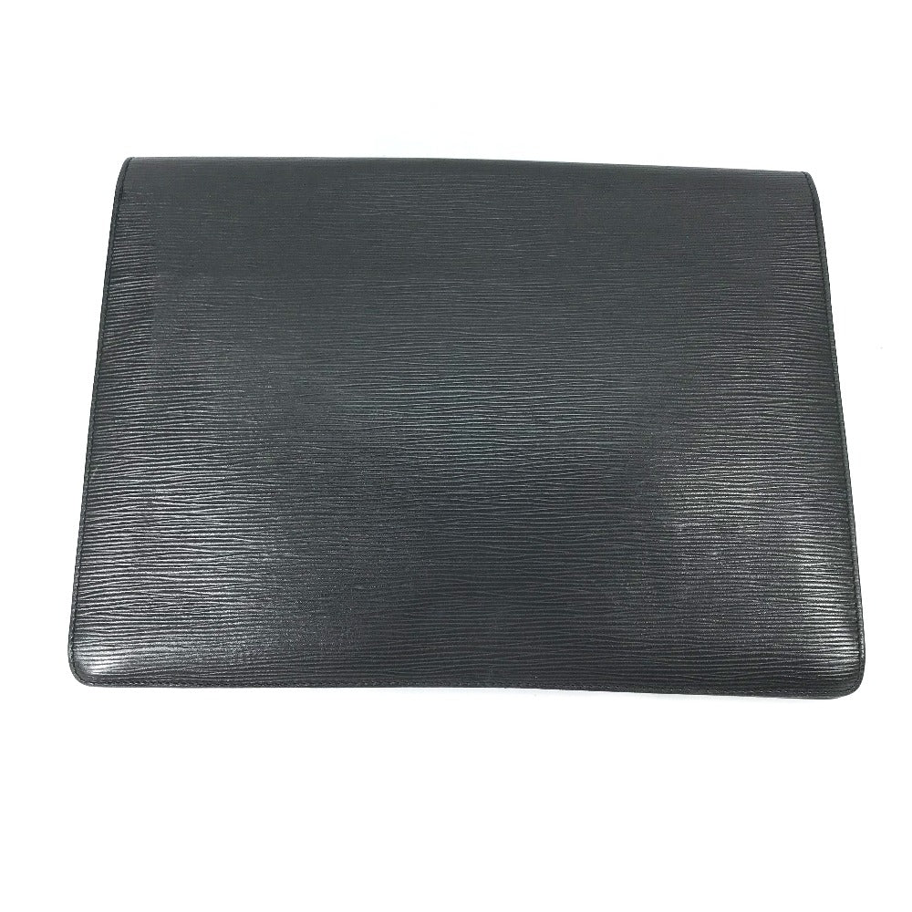 Louis Vuitton ‚l54452 Epi Porto Document Leather Black Clutch Bag