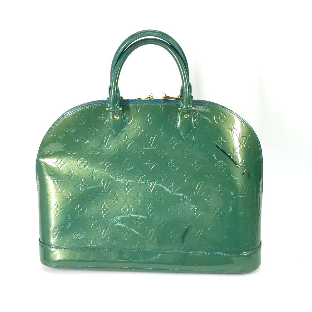 Louis Vuitton M93628 Vernis Alma GM Monogram Green Handbag