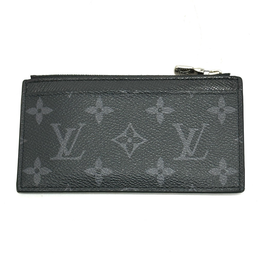 Louis Vuitton Coin M30271 Eclipse Coin holder Monogram Canvas Black Wallet Case