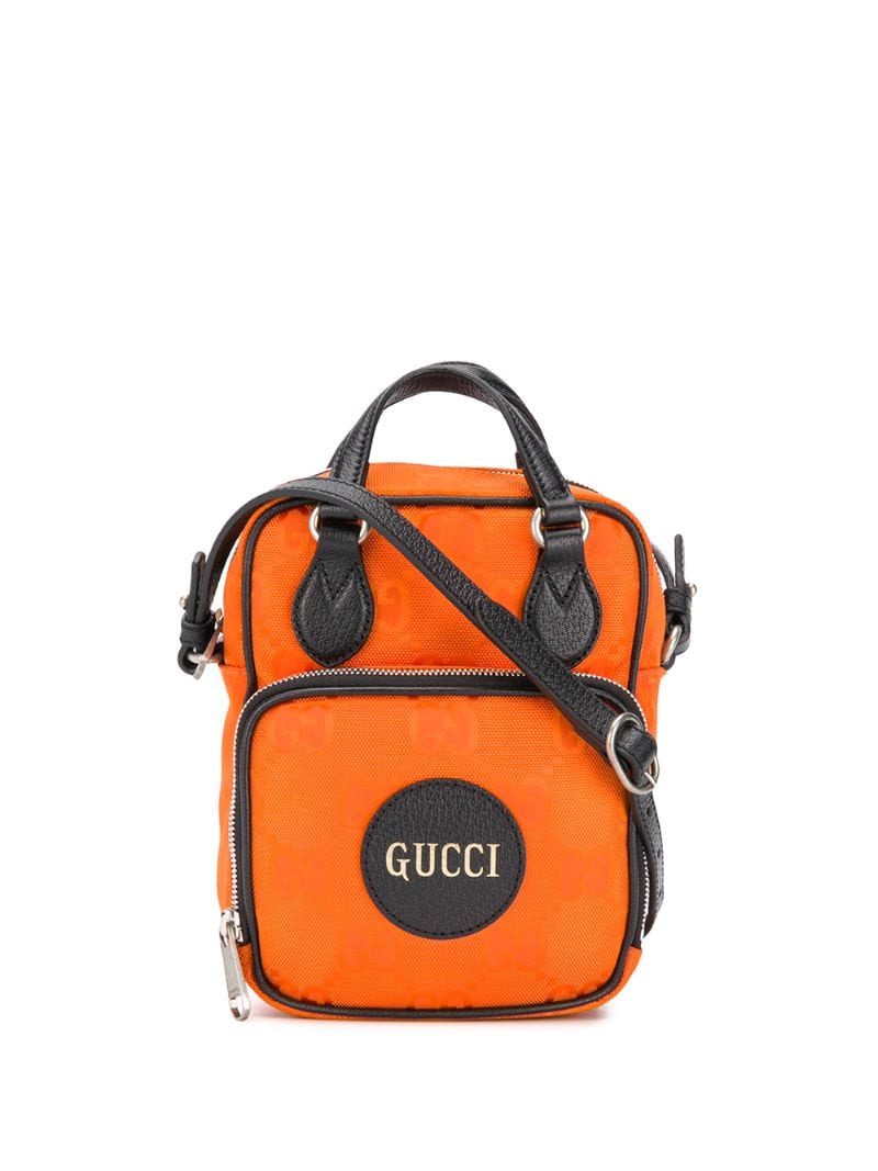 Gucci - Off The Grid messenger bag - men - Nylon - One Size - ORANGE