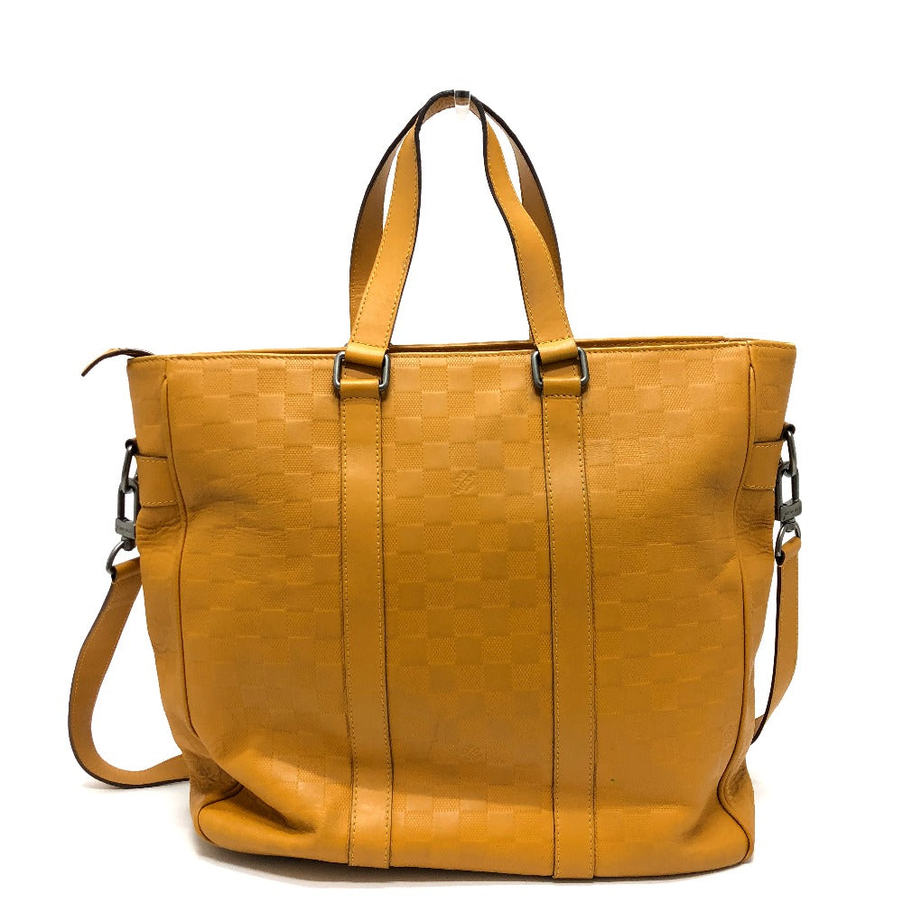 Louis Vuitton ‚m41228 Damier Anfini yellow Damier Leather Tote Bag