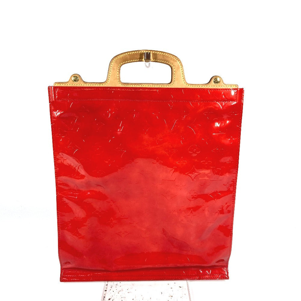 Louis Vuitton M91078 Vernis Stanton Monogram Red Handbag