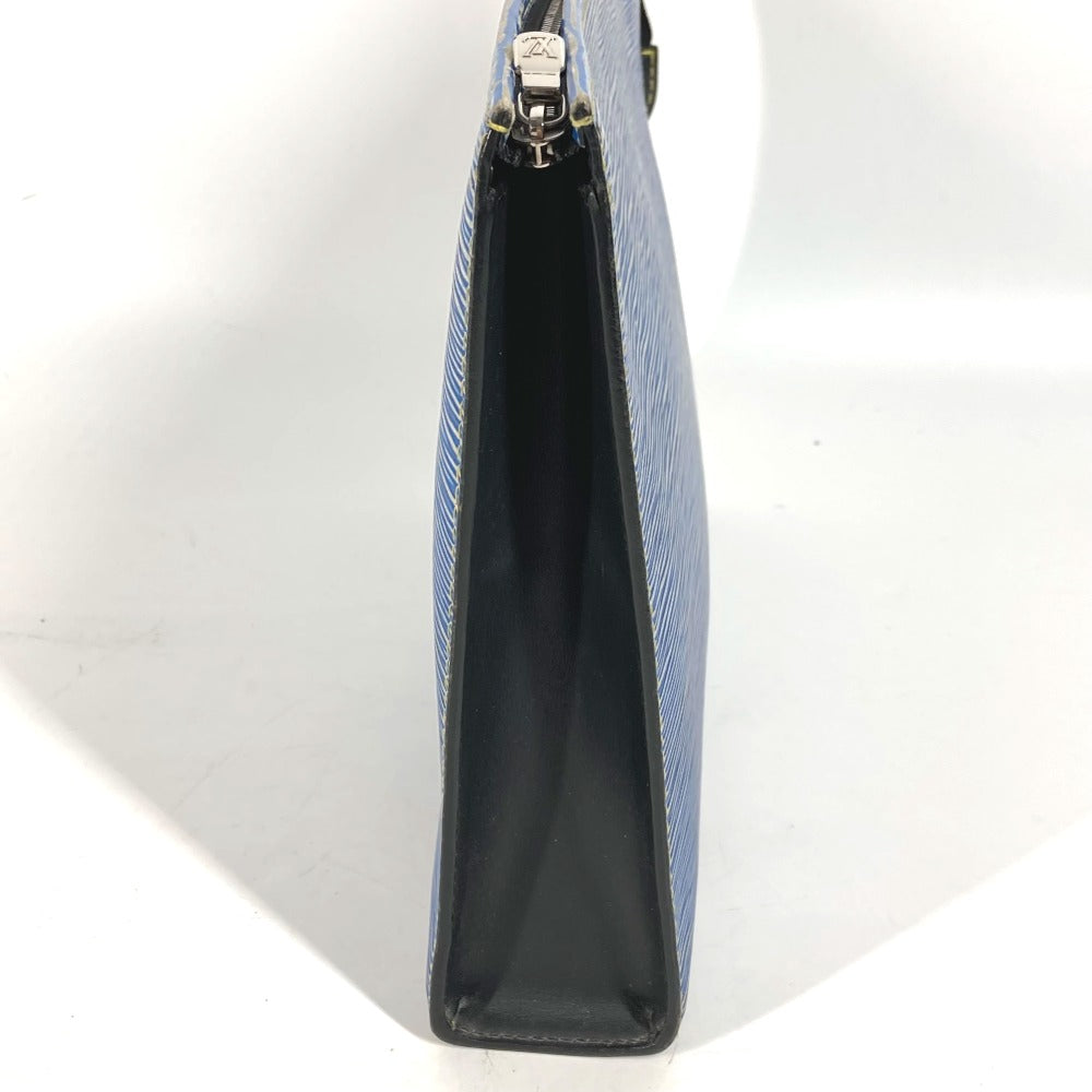 Louis Vuitton business M54654 Epi posh Leather Denim Blue Handbag