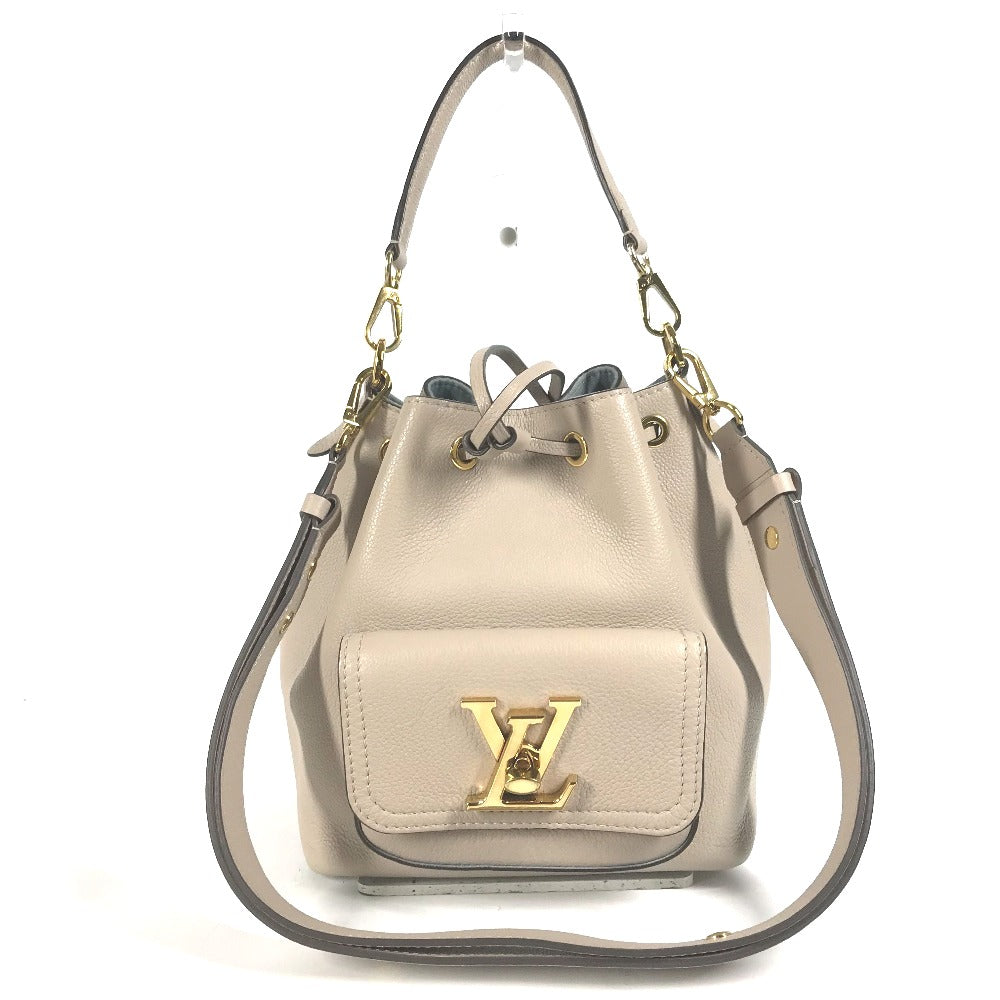Louis Vuitton M57688 Rock Me BucketNV Leather Beige Shoulder Bag