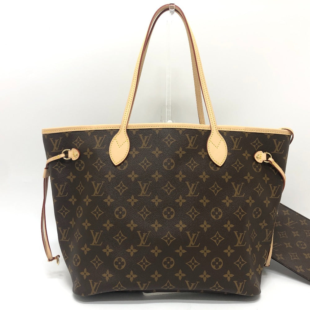 Louis Vuitton M46975 Neverfull MM Monogram Canvas Brown Tote Bag