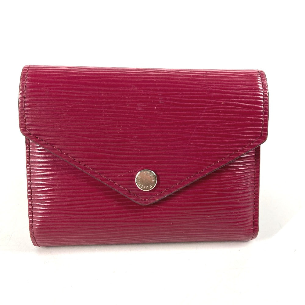 Louis Vuitton Trifold M62171 Epi purple Epi Leather Wallet Case