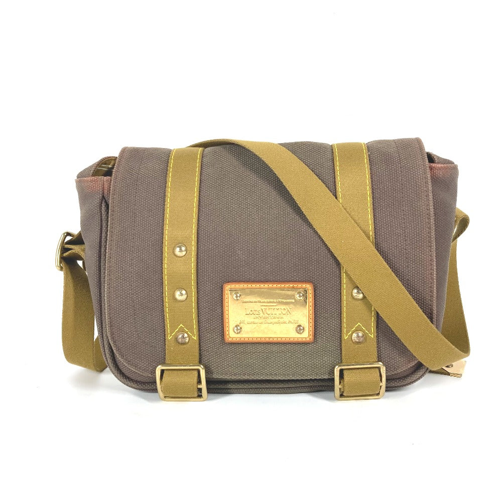 Louis Vuitton M40080 Antigua Busas PM Canvas Brown Shoulder Bag