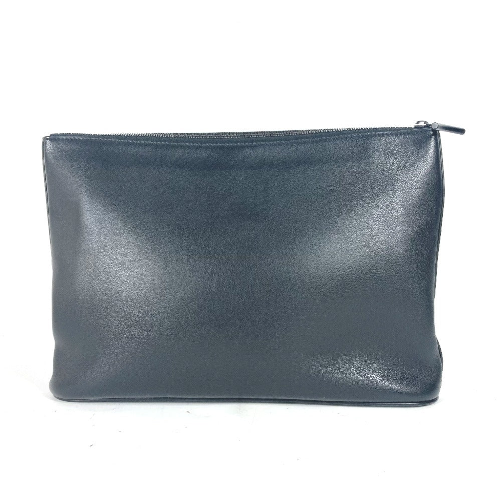 Louis Vuitton M63268 Dark annity pochette cosmos Leather Black Clutch Bag