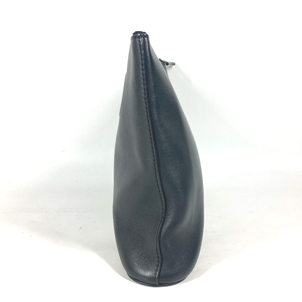 Louis Vuitton M63268 Dark annity pochette cosmos Leather Black Clutch Bag