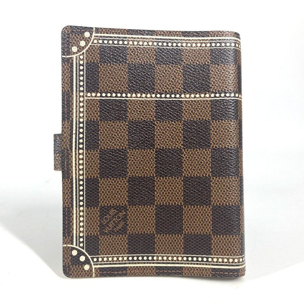 Louis Vuitton Notebook cover R20968 Damier Canvas Brown Handbag