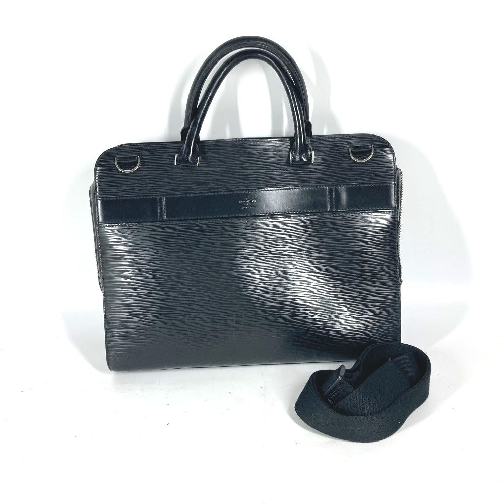 Louis Vuitton Business M54022 Epi Bassano Leather Black Handbag