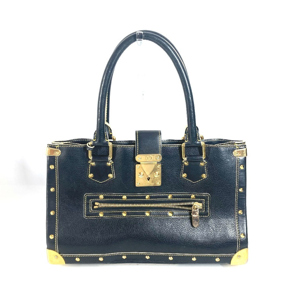 Louis Vuitton M91812 Suhari Faburo Studs Leather Black Tote Bag