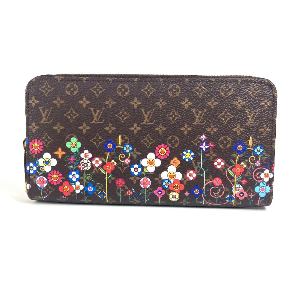 Louis Vuitton Long Purse M14162 × TM Monogram Canvas Brown Wallet Case