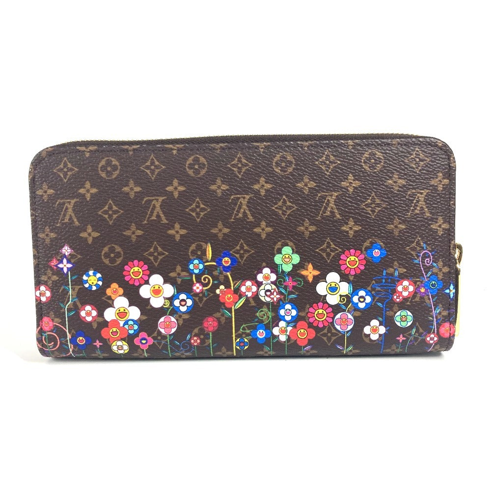 Louis Vuitton Long Purse M14162 × TM Monogram Canvas Brown Wallet Case