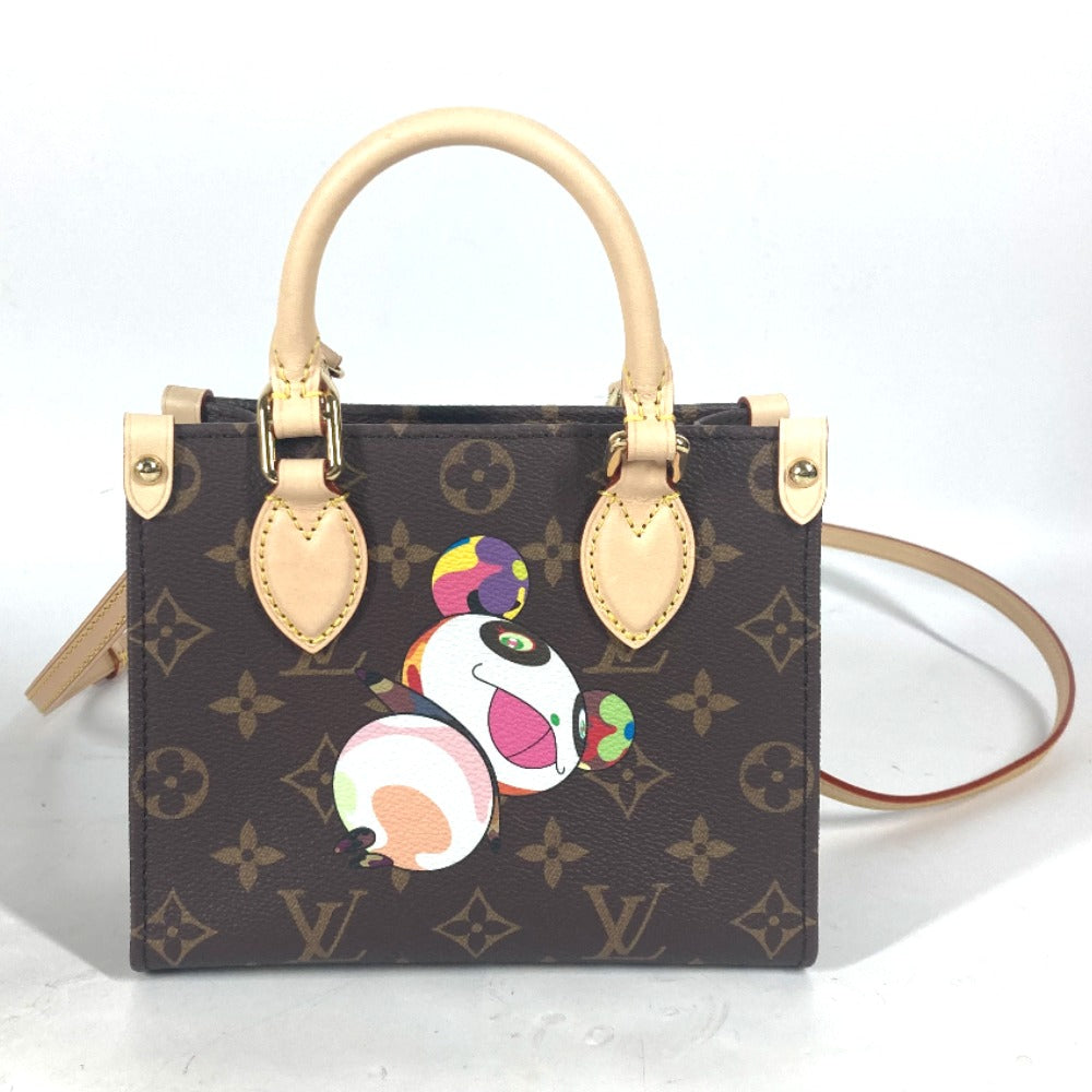 Louis Vuitton M13668 LVxTM On Go BB Monogram Canvas Brown Handbag