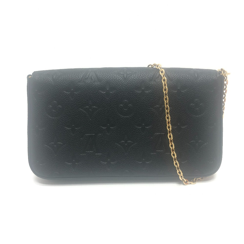 Louis Vuitton M82477 Ann Platt Pochette Felice Monogram Leather Black Shoulder Bag
