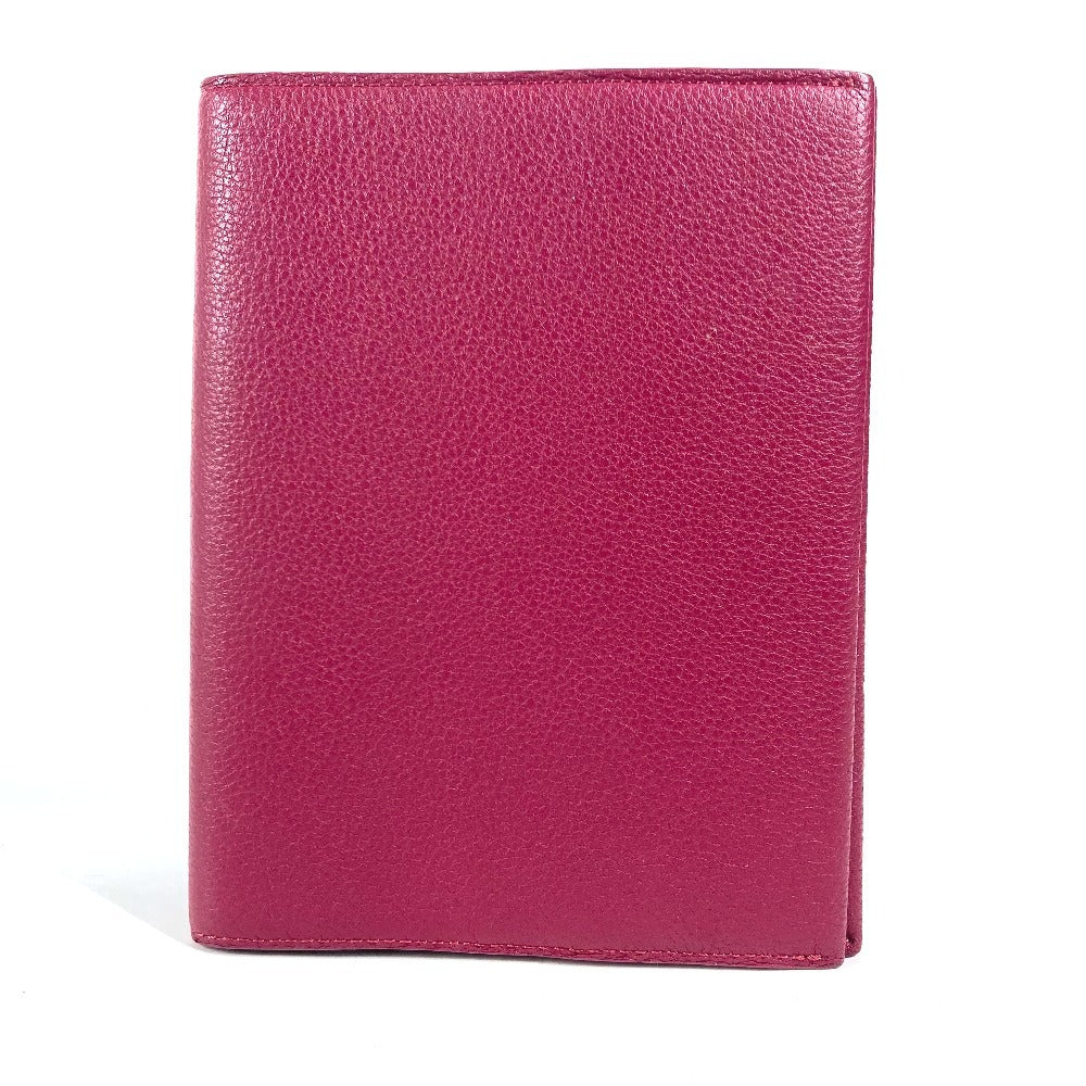 Louis Vuitton Note cover purple book cover Leather Logo Handbag
