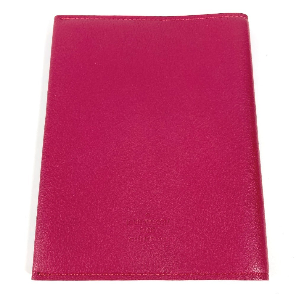 Louis Vuitton Note cover purple book cover Leather Logo Handbag 30