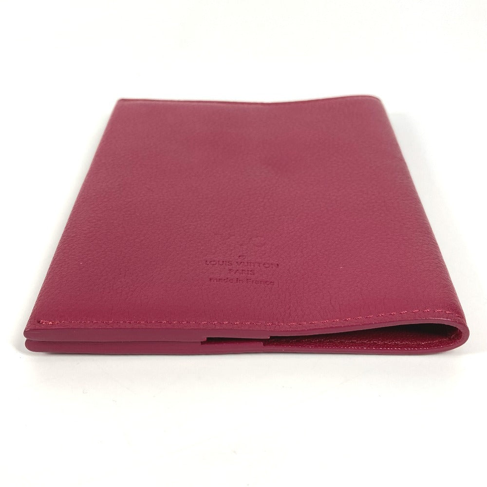 Louis Vuitton Note cover purple book cover Leather Logo Handbag 30
