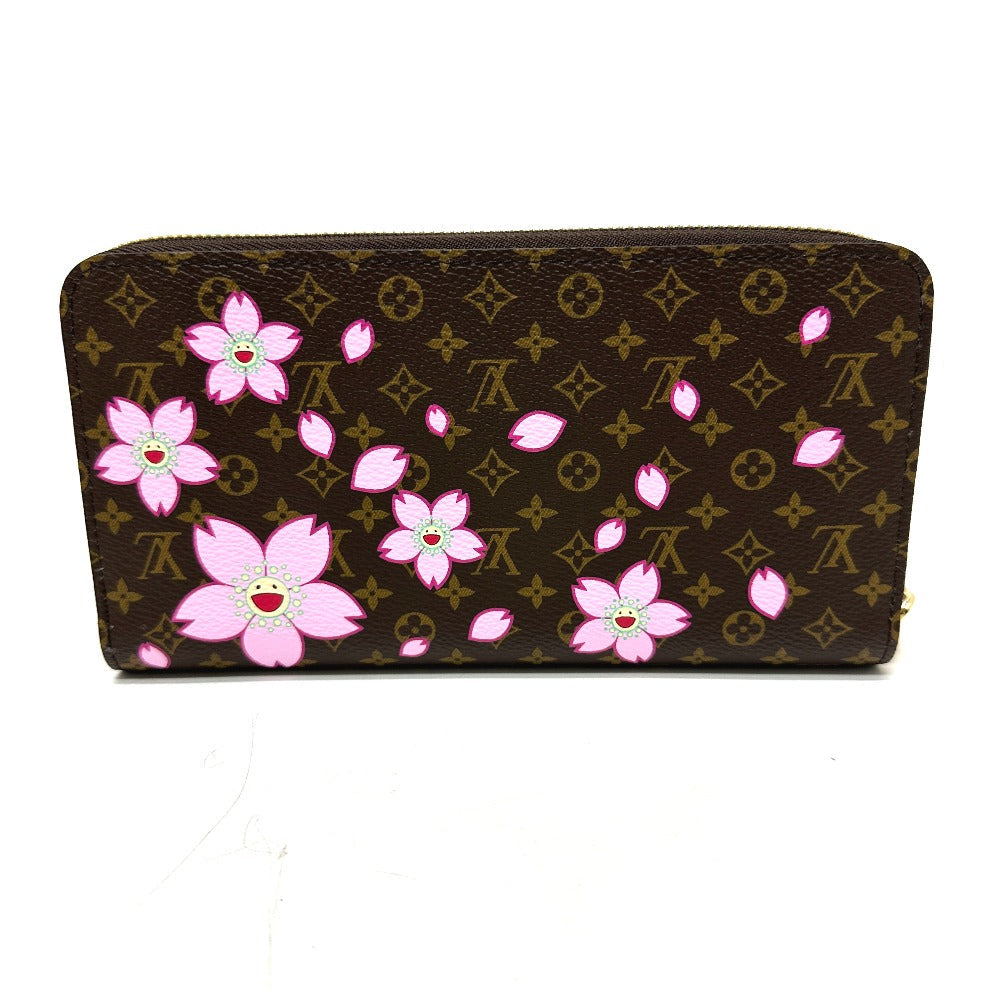 Louis Vuitton Long Purse M13433 Takashi Murakami Monogram Canvas Brown Wallet Case
