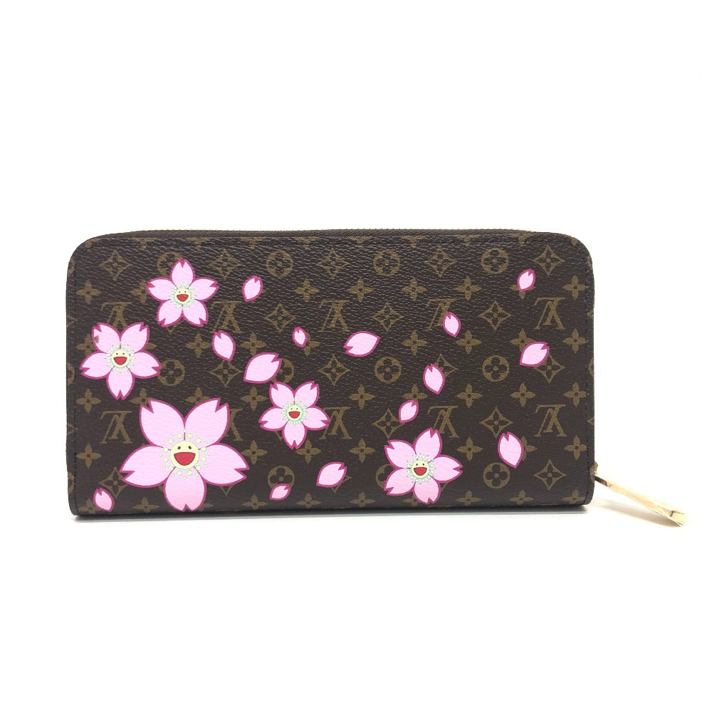 Louis Vuitton Long Purse M13433 Takashi Murakami Monogram Canvas Brown Wallet Case 2