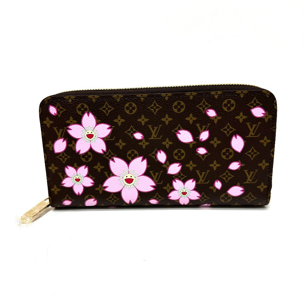 Louis Vuitton Long Purse M13433 Takashi Murakami Monogram Canvas Brown Wallet Case 4