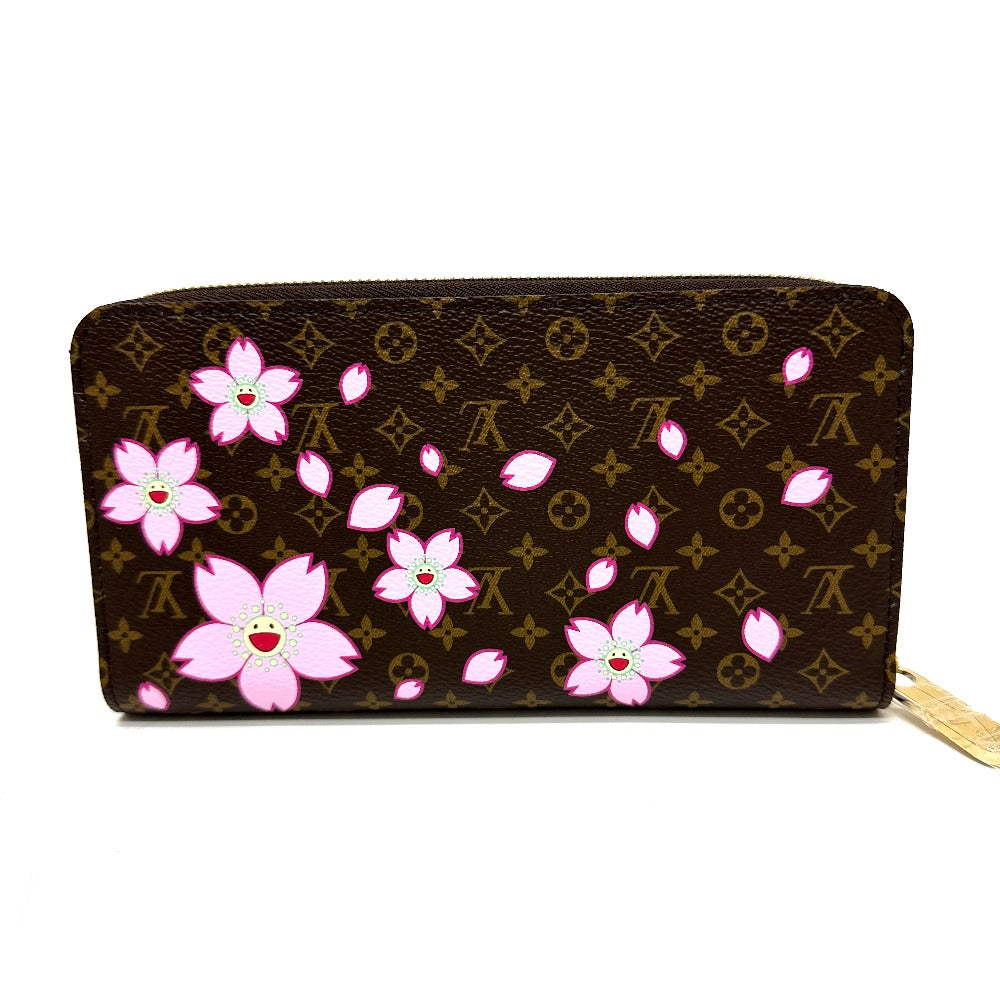 Louis Vuitton Long Purse M13433 Takashi Murakami Monogram Canvas Brown Wallet Case 4