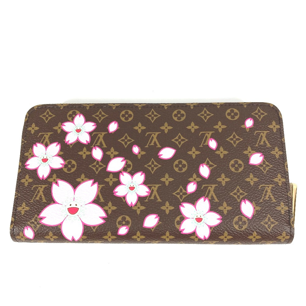 Louis Vuitton Long Purse M13433 Takashi Murakami Monogram Canvas Brown Wallet Case 7