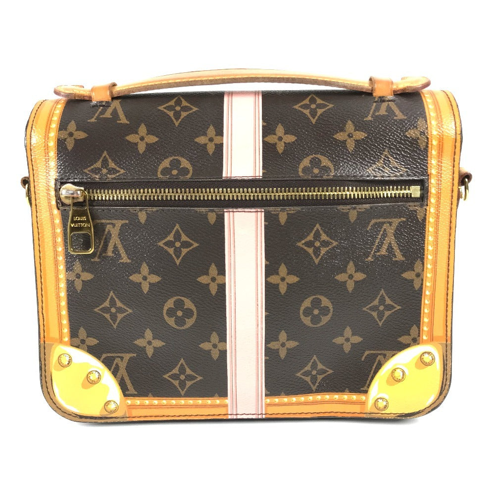 Louis Vuitton M43628 Summer Trunk Pochette Metis Monogram Canvas Brown Clutch Bag