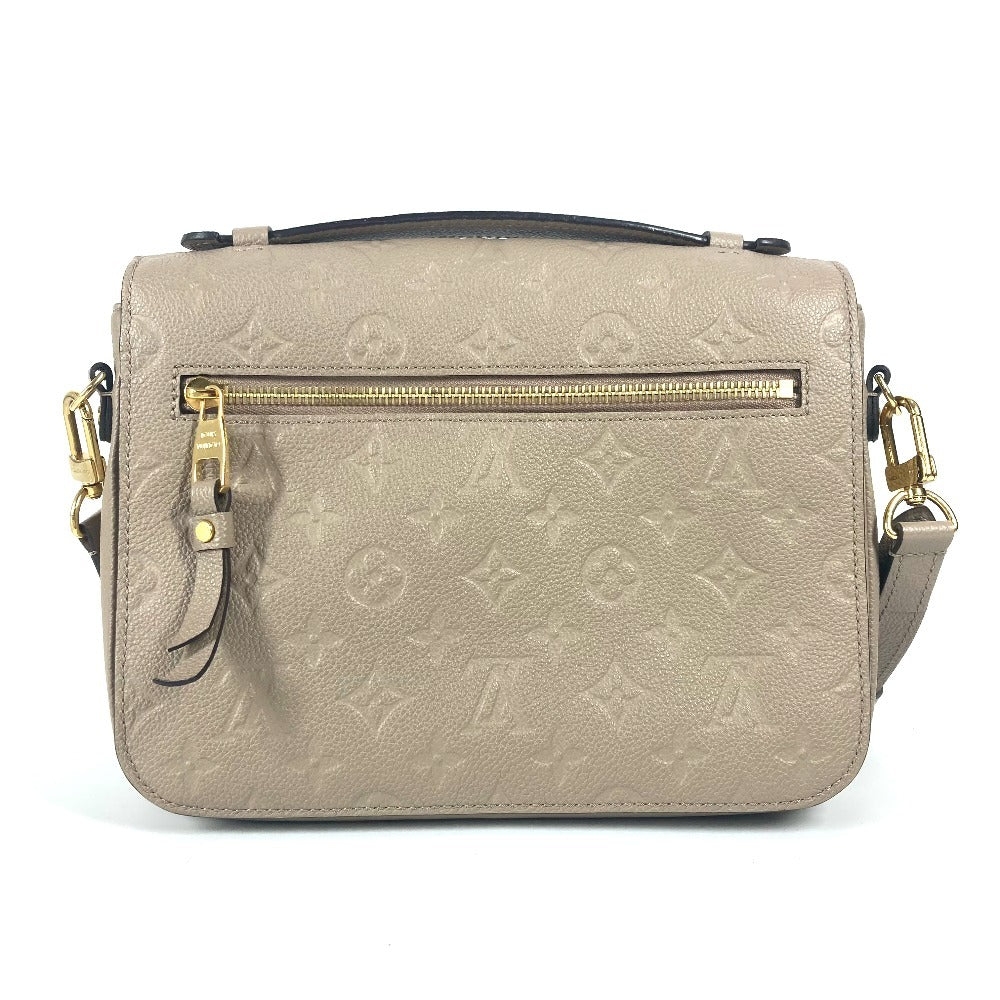 Louis Vuitton M44881 Ann Platt Ann Platt Monogram Leather Beige Clutch Bag