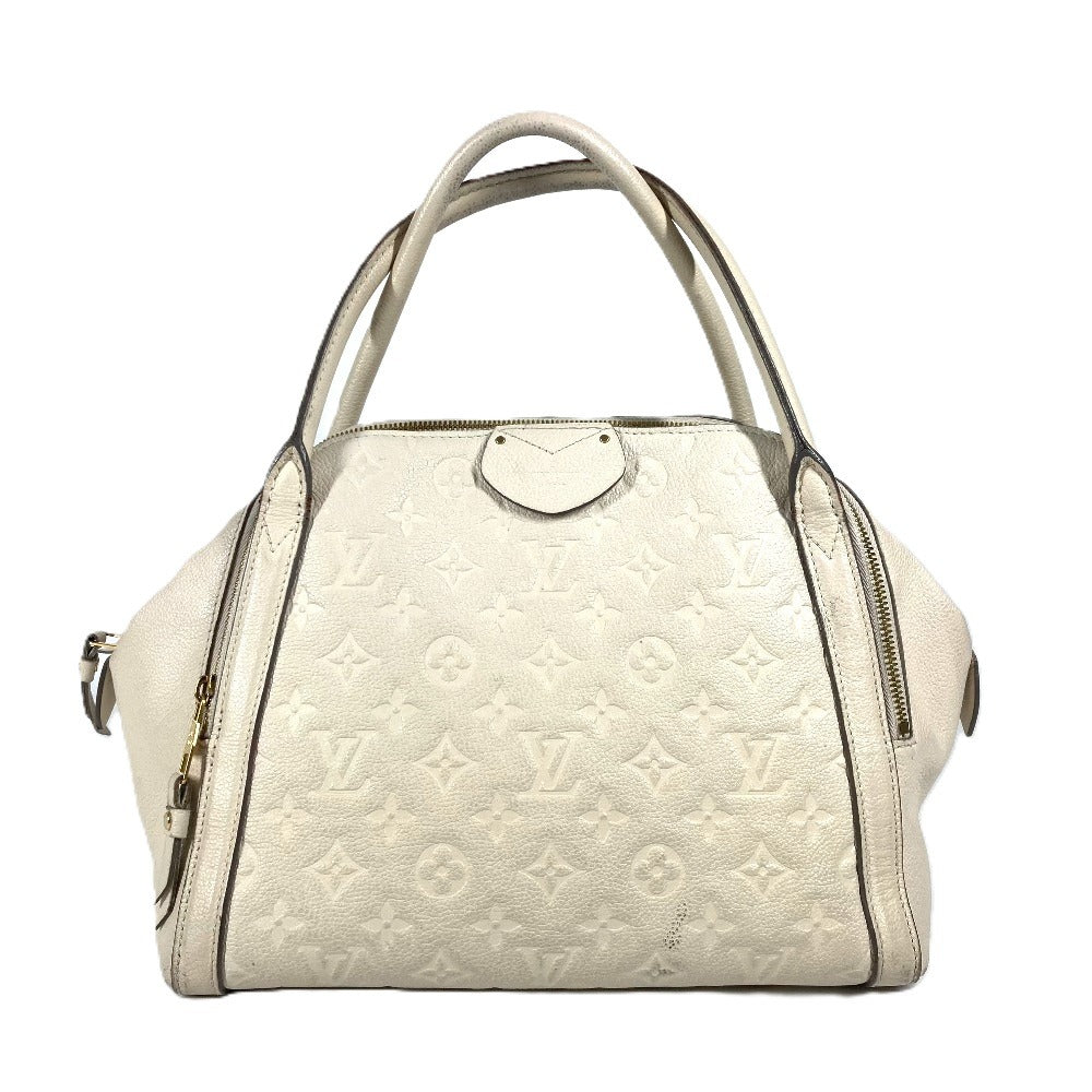 Louis Vuitton M41039 Ann Platt Ann Platt Monogram Leather White Handbag