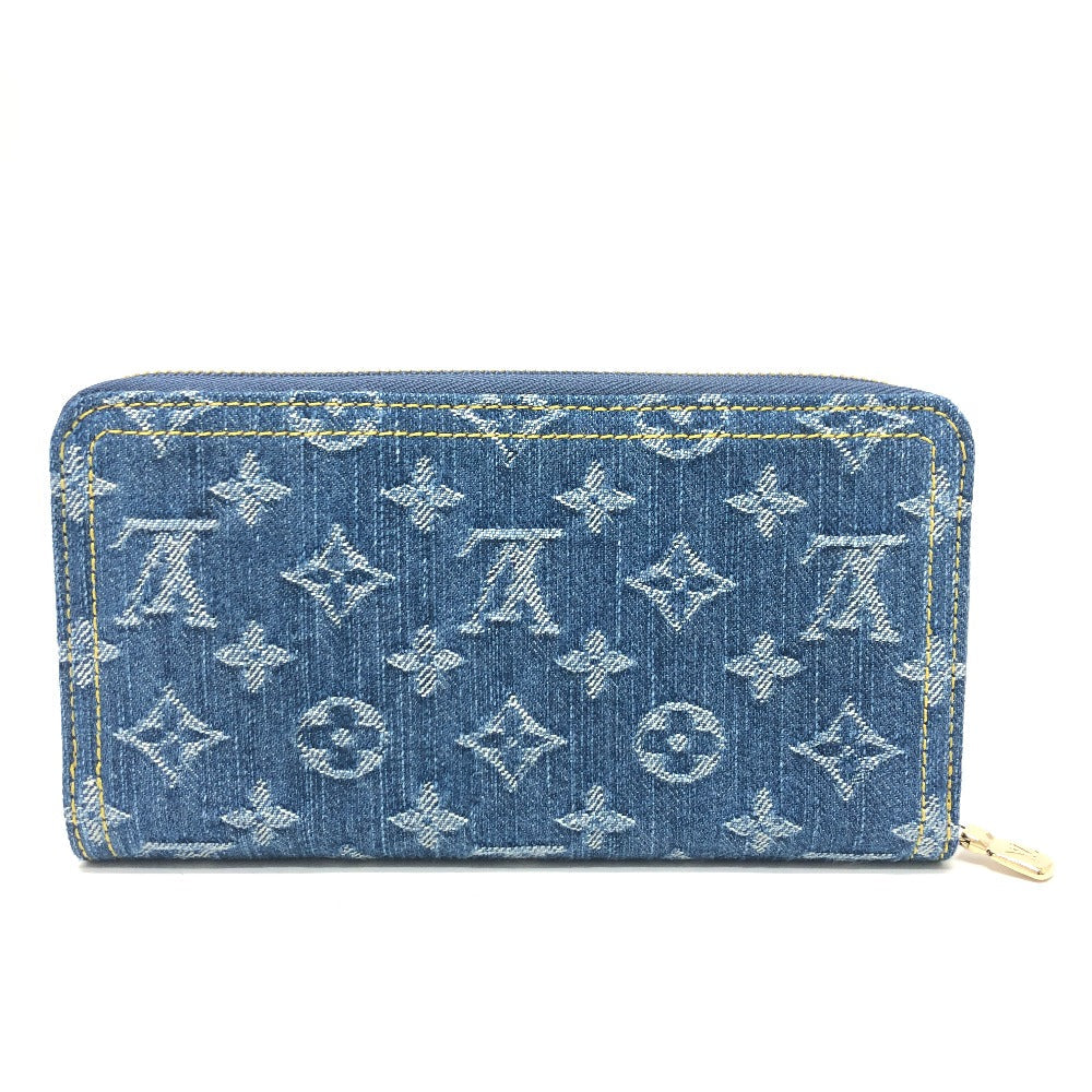 Louis Vuitton Long Purse M23161 Takashi Murakami Monogram Denim Blue Wallet Case 2