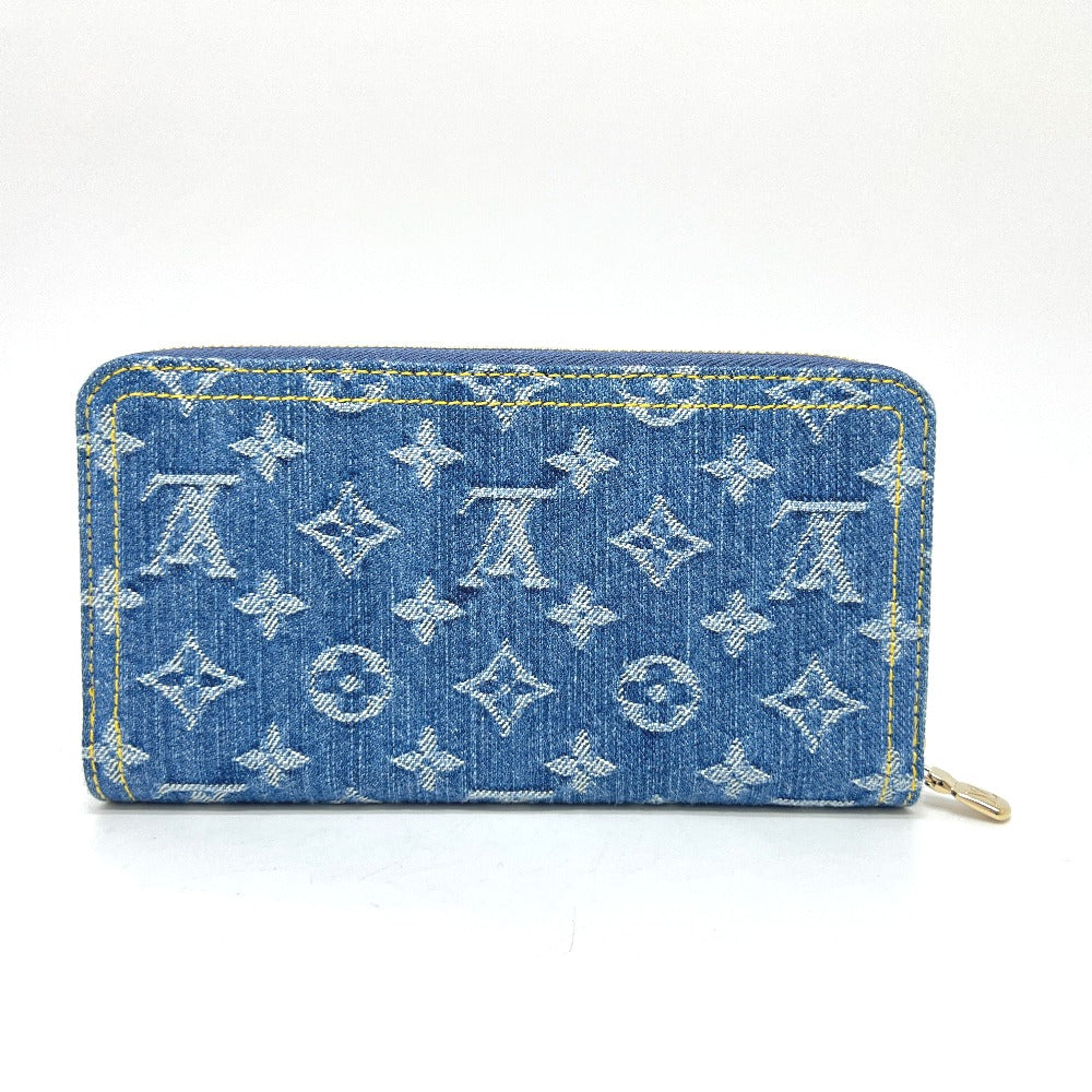 Louis Vuitton Long Purse M23161 Takashi Murakami Monogram Denim Blue Wallet Case 3