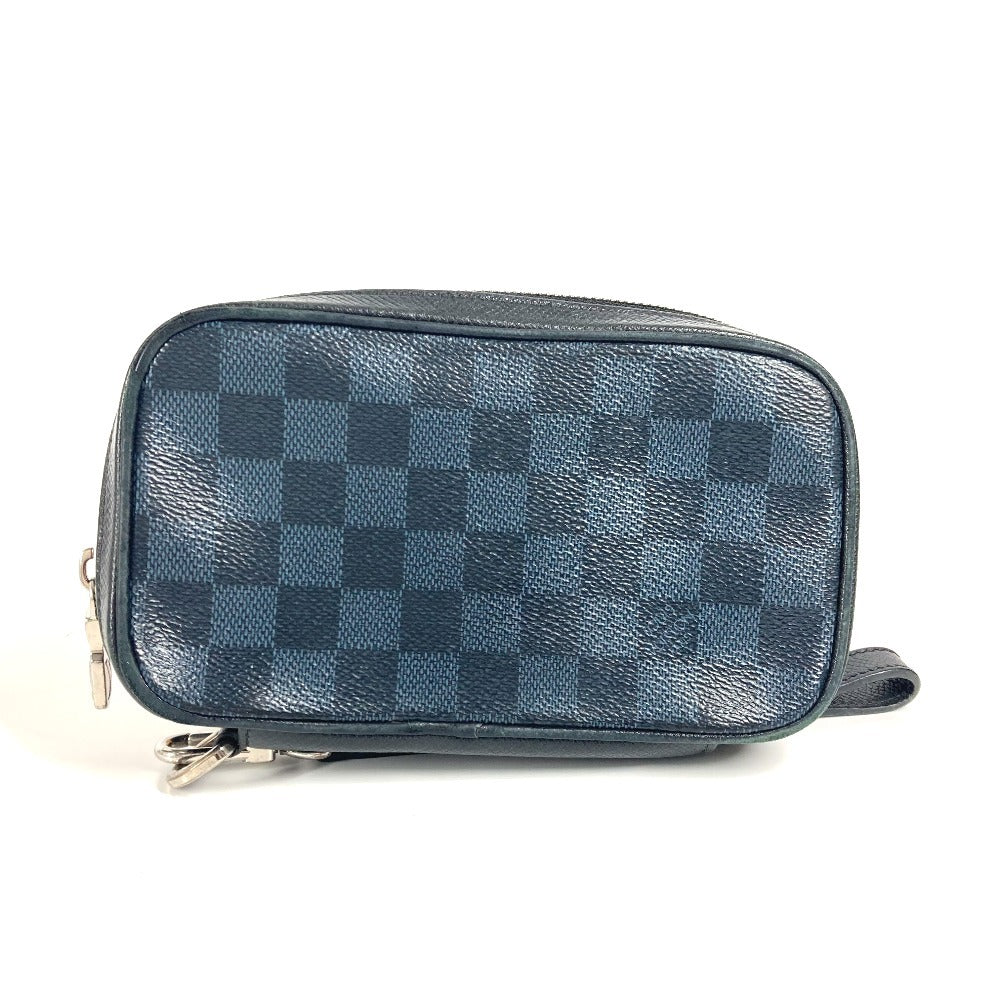 Louis Vuitton N63504 Damier Cobalt Damier Cobalt Canvas Navy Clutch Bag