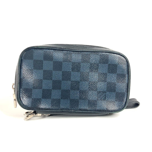 Louis Vuitton N63504 Damier Cobalt Damier Cobalt Canvas Navy Clutch Bag