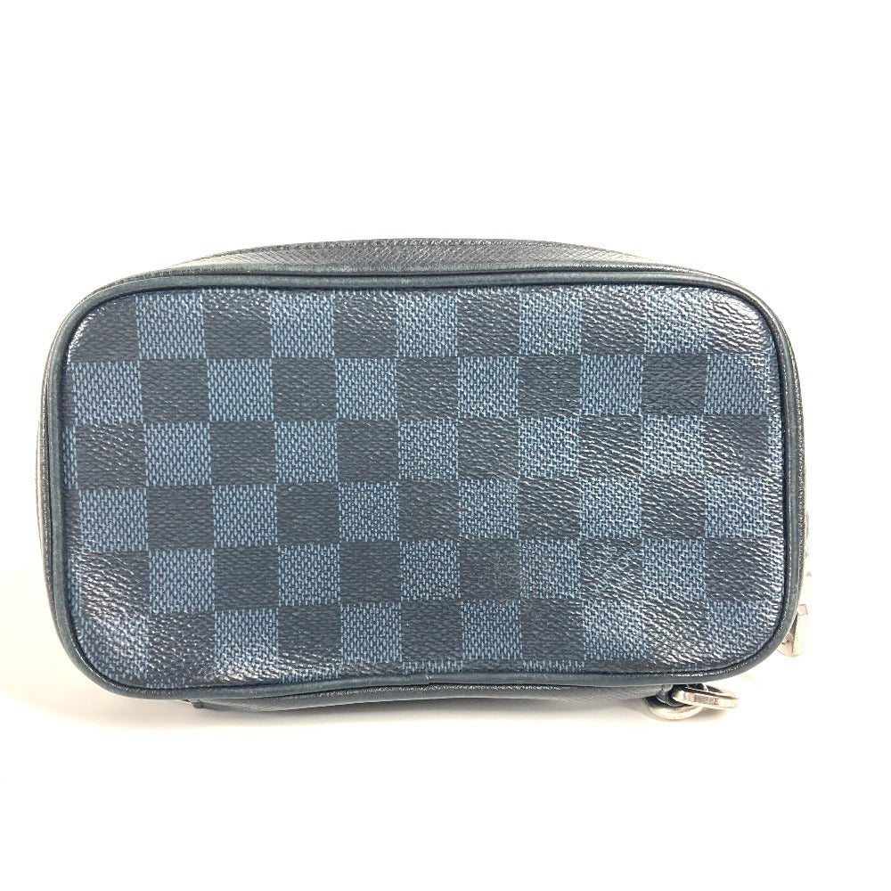 Louis Vuitton N63504 Damier Cobalt Damier Cobalt Canvas Navy Clutch Bag