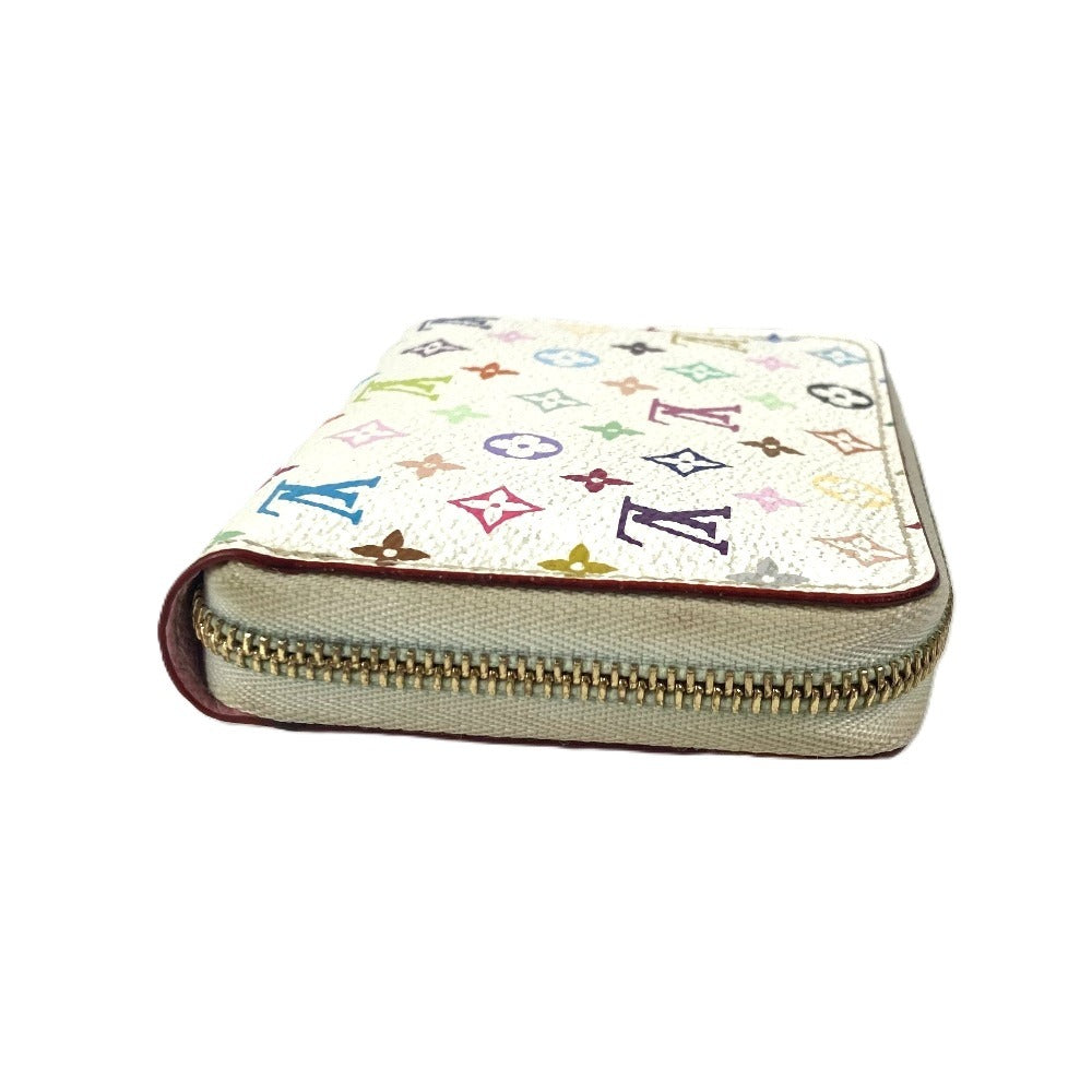 Louis Vuitton Coin M93741 Zippy coin purse Monogram Canvas White Multicolor Wallet Case
