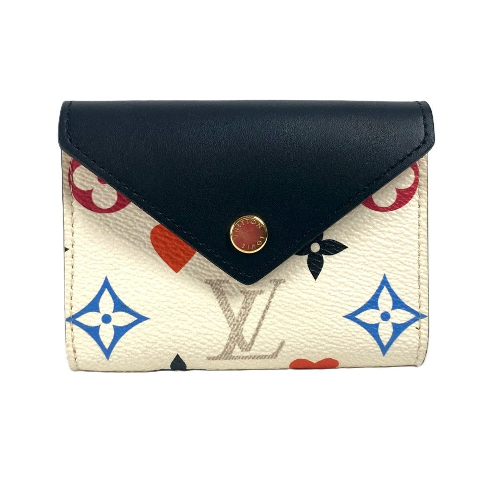 Louis Vuitton Game on Etui Carter Arsene Leather White Wallet Case