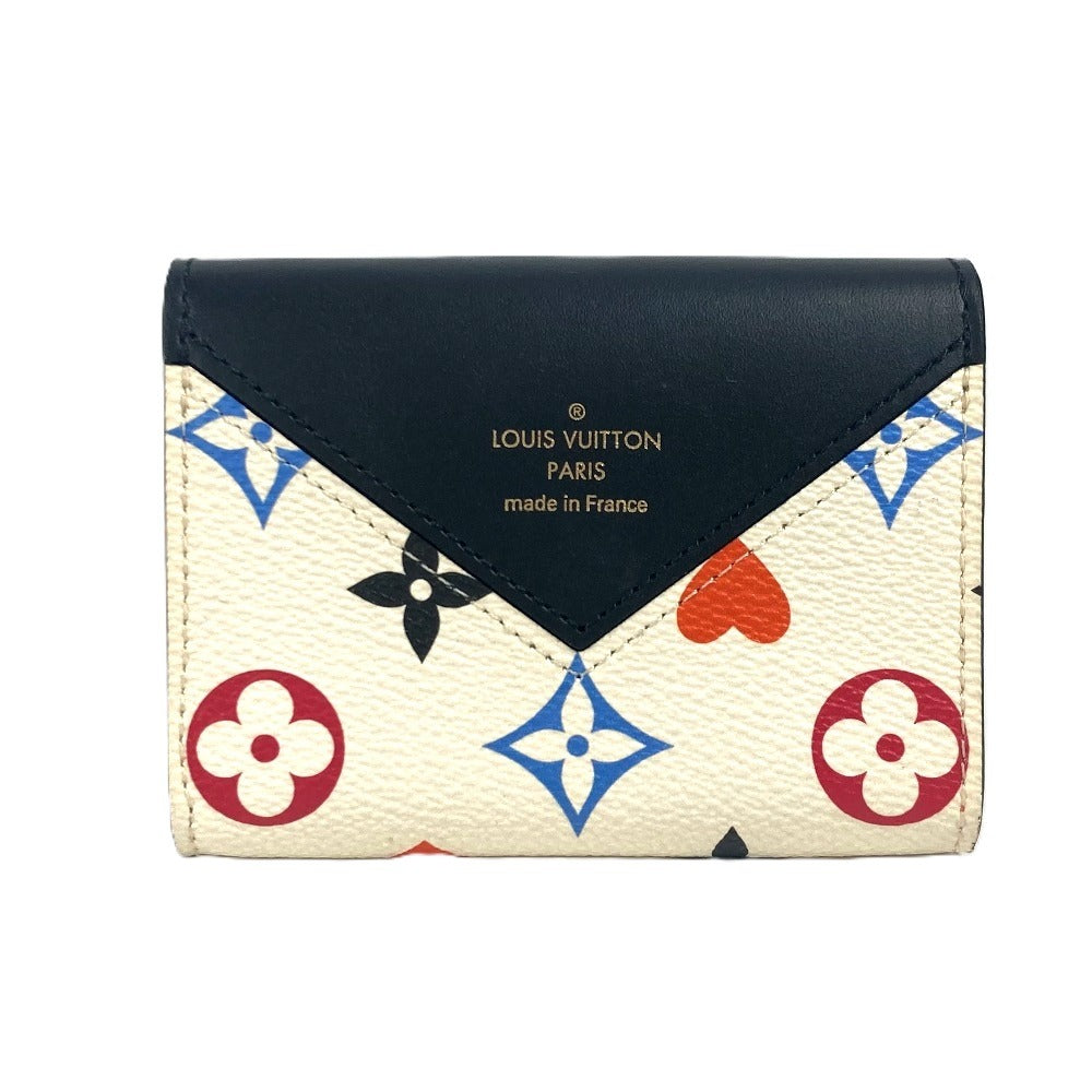 Louis Vuitton Game on Etui Carter Arsene Leather White Wallet Case