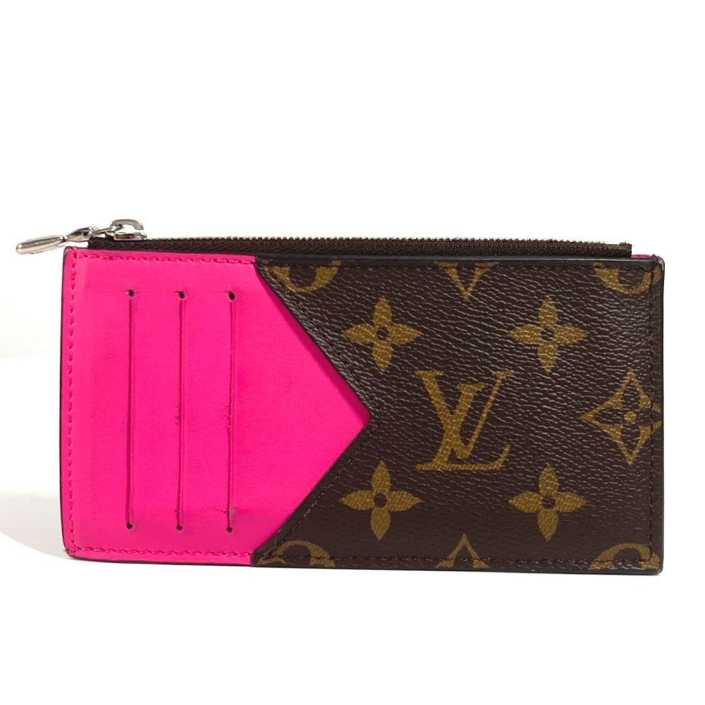 Louis Vuitton Coin M82912 Coin holder Monogram Canvas Brown Wallet Case