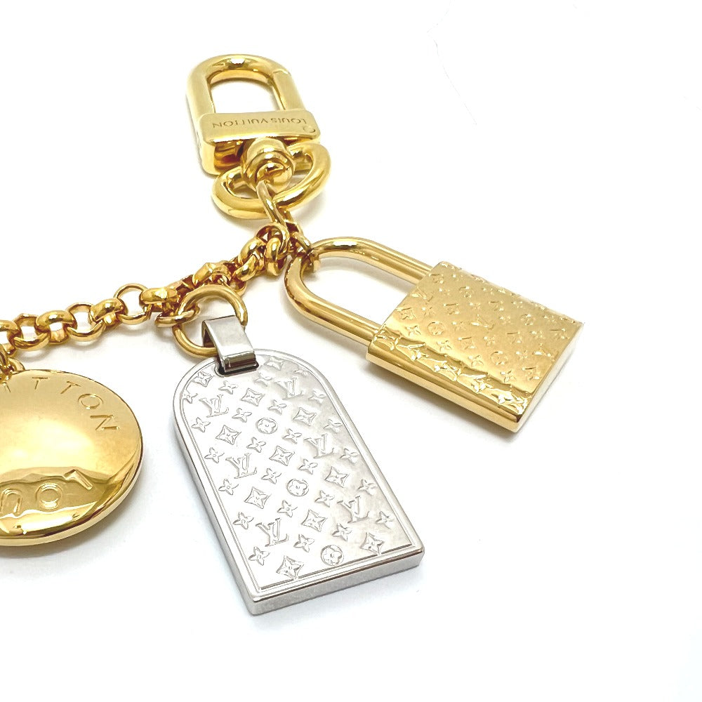 Louis Vuitton charm M01314 Plated Nanogram Icon Gold Chain Handbag