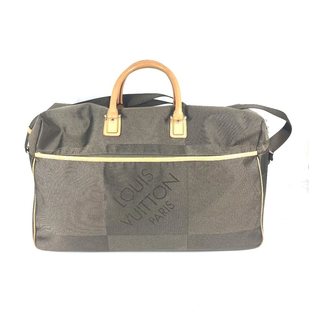 Louis Vuitton Boston Duffel M93228 Damier Jean Canvas Khaki Travel Bag