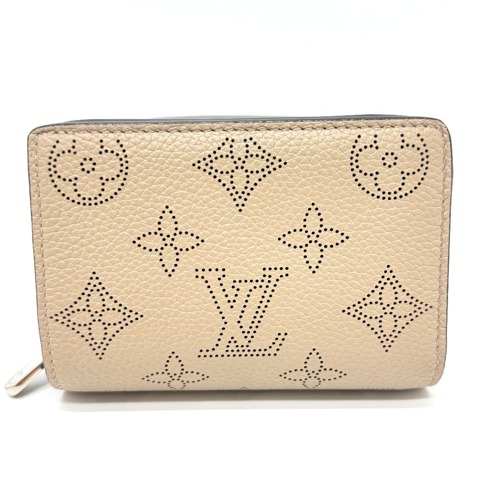Louis Vuitton Folded M80817 mahina Portefeuille Clare Monogram Leather Beige Wallet Case
