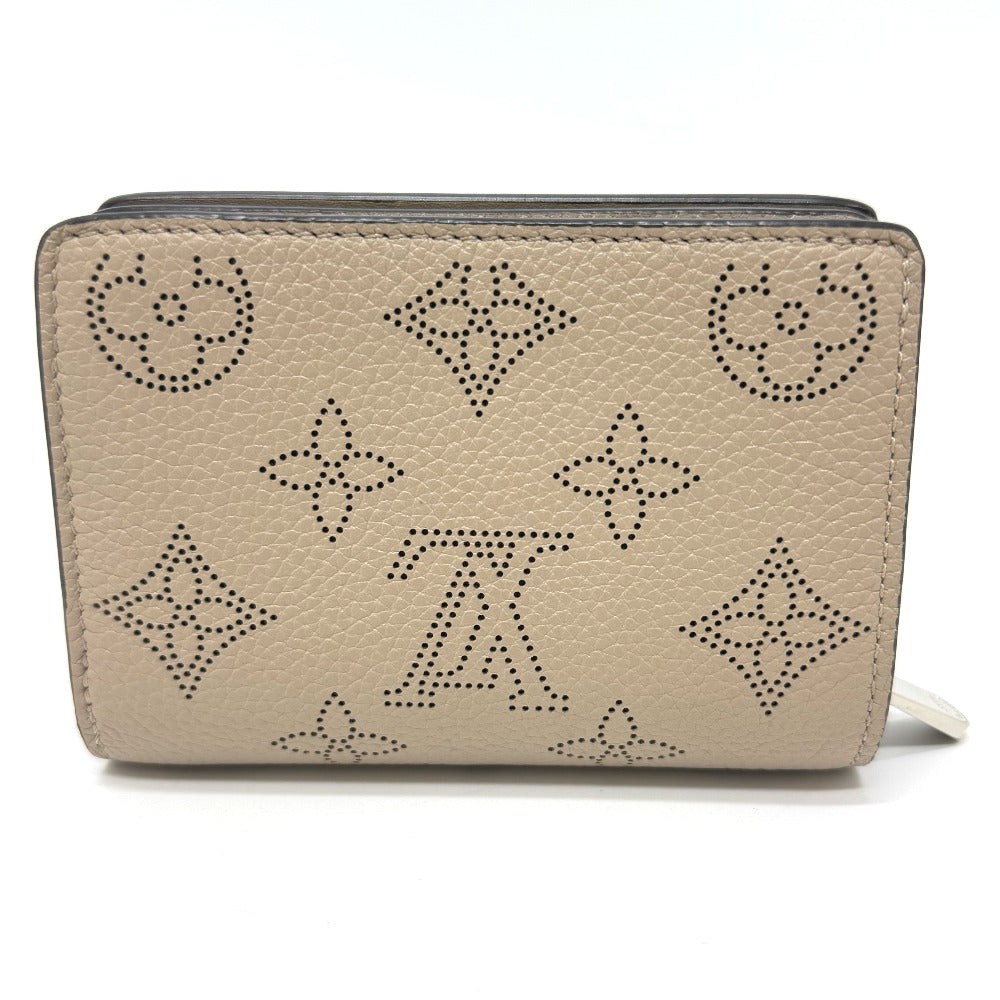 Louis Vuitton Folded M80817 mahina Portefeuille Clare Monogram Leather Beige Wallet Case