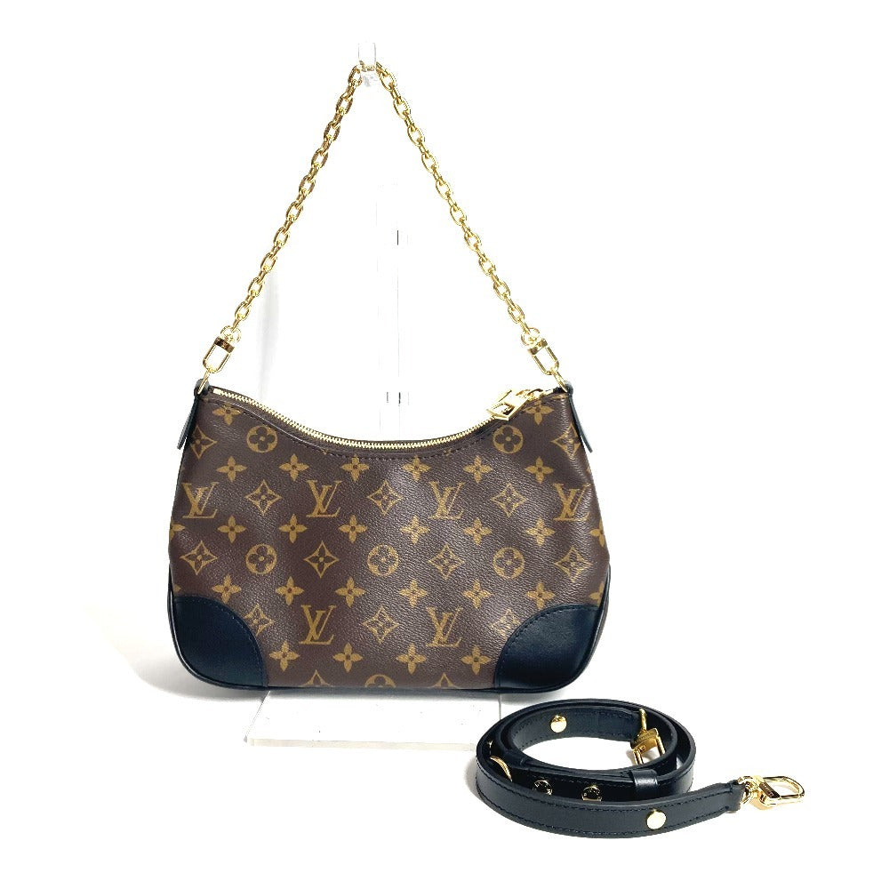 Louis Vuitton M45831 Boulogne PM Monogram Canvas Black Shoulder Bag