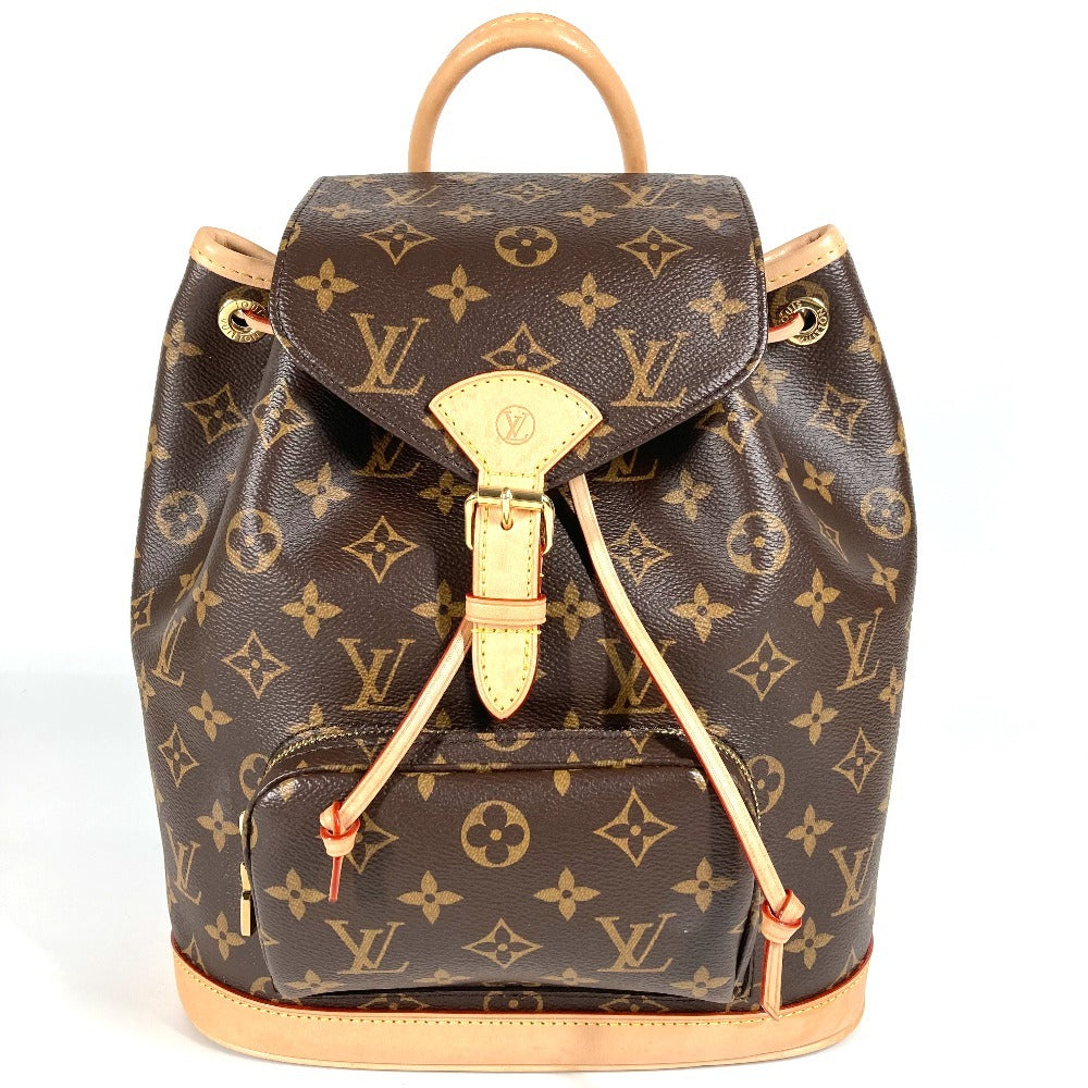Louis Vuitton Backpack M11198 Montsouris PM MontsourisPM Monogram Canvas Brown