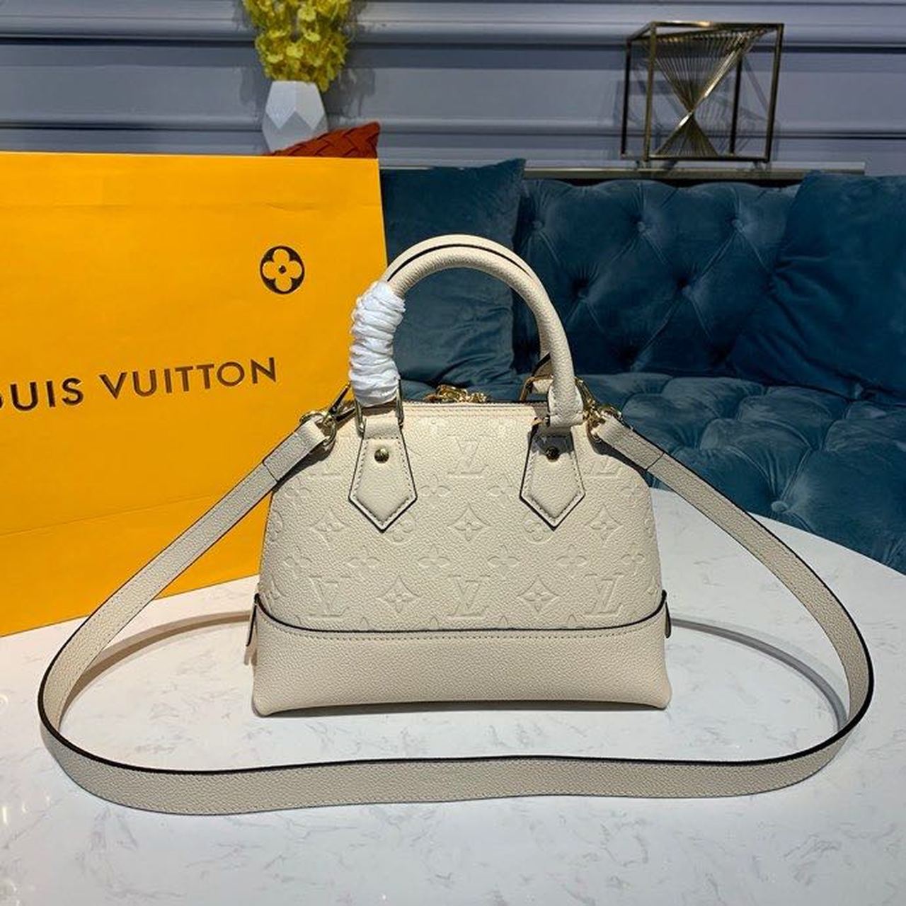 Top Quality Neo Alma Bb Empreinte Creme Monogram Crossbody Bag