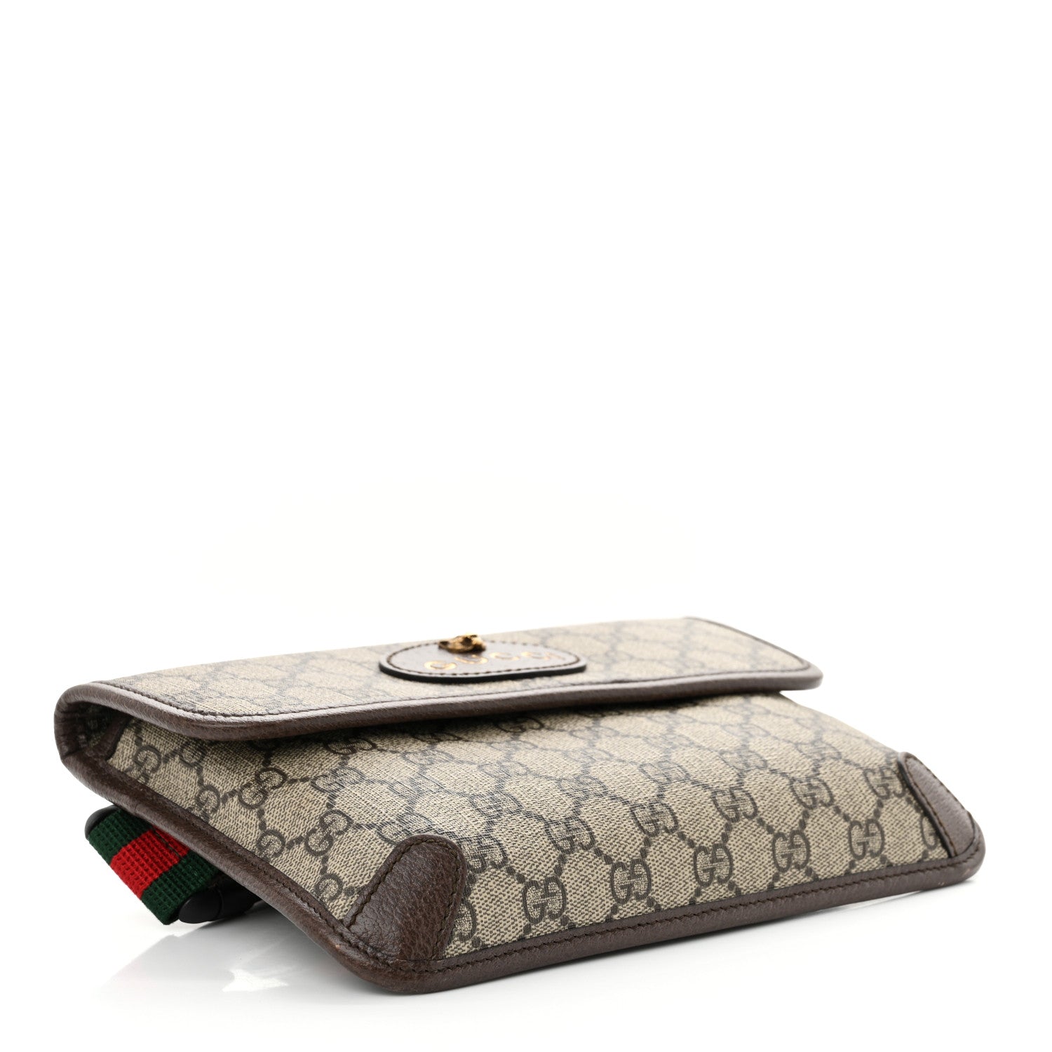 Gucci GG Supreme Monogram Neo Web Belt Bag Brown